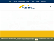 Tablet Screenshot of kammerer-werbung.de